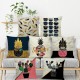 INS Nordic Pineapple Cactus Geometric Style Linen Cushion Cover Home Sofa Art Decor Seat Pillow Case