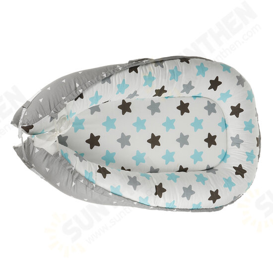 Infant Soft Newborn Baby Pillow Cushion Lounger Pod Cot Bed Sleeping Mattre