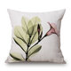 Ink Painting Flowers Cotton Linen Pillow Case Tulips Sofa Cushion Cover 45x45cm