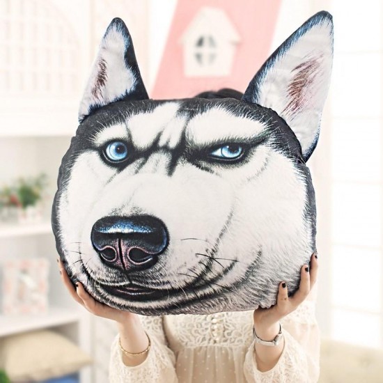 Doge Kabosu Cushion Plush Cartoon Pillow Husky Akita Car Cushion Creative Dog Shape Pillow