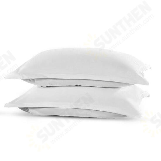 KC-P250 2Pcs Queen Size Pillow Cases 100% Brushed Microfiber Ultra Soft Pillowcase Covers