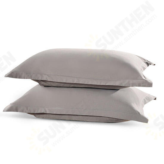 KC-P250 2Pcs Queen Size Pillow Cases 100% Brushed Microfiber Ultra Soft Pillowcase Covers