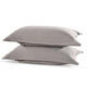 KC-P250 2Pcs Queen Size Pillow Cases 100% Brushed Microfiber Ultra Soft Pillowcase Covers