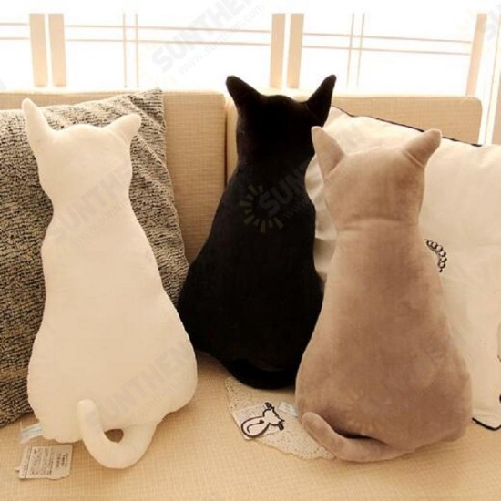 Super Cute Soft Plush Cat Back Sofa Pillow Cushion Stuffed Animal Doll Pillows