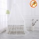 Kids Baby Bed Canopy Bedcover Mosquito Net Curtain Bedding Cotton Dome Tent
