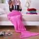 Knitted Handmade Mermaid Tail Blankets Yarn Crochet Mermaid Blanket Kids Throw Wrap Super Soft Sl
