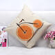 Lemon Orange Grapefruit Bicycle Throw Pillow Case Cotton Linen Sofa Cushion Cover