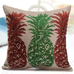 Linen Vintage Pineapple Ocean View Pillow Case Home Sofa Car Cushion Cover Linen Vintage Pineapple Ocean View Pillow Case Home Sofa Car Cushion Cover