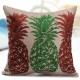 Linen Vintage Pineapple Ocean View Pillow Case Home Sofa Car Cushion Cover