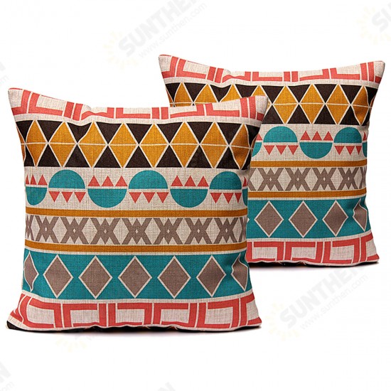 Minimalist Style Pillow Case Home Linen Cushion Cover Fashion Colorful Geometric Patterns