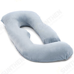 Mom J Shape Pillow Breathable Double Zipper Design Washable Detachable Mom J Shape Pillow Breathable Double Zipper Design Washable Detachable