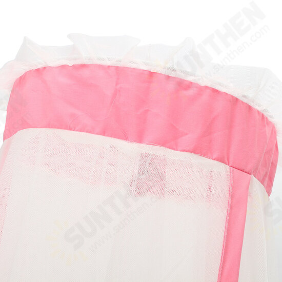 Mosquito Net Children Bed Curtain Dome Cot Netting Drape Stand Insect Protection