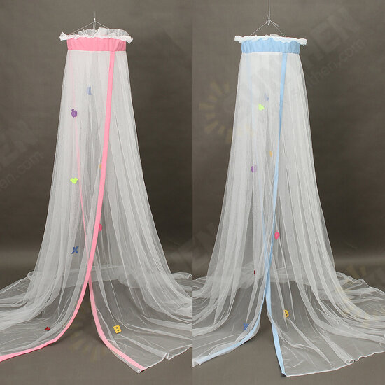 Mosquito Net Children Bed Curtain Dome Cot Netting Drape Stand Insect Protection