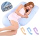 Multi-functional Mother Pillow Side Sleeper Pure Cotton Removable Washable U-shaped Napping Pillowcase
