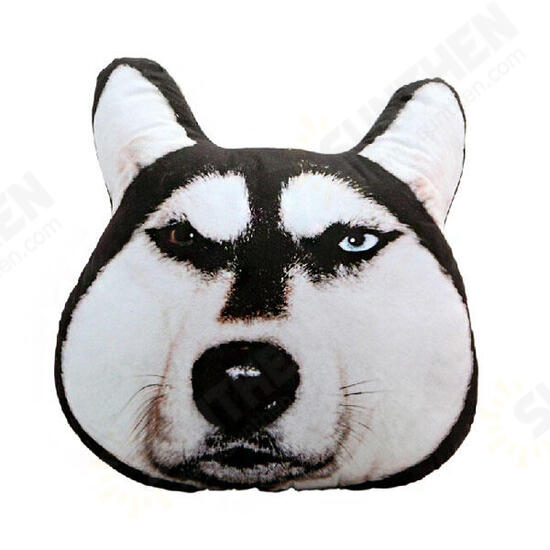 Plush 3D Printed Samoyed Husky Doge Dog Throw Pillow Alaska Dog Cushion