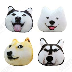 Plush 3D Printed Samoyed Husky Doge Dog Throw Pillow Alaska Dog Cushion Plush 3D Printed Samoyed Husky Doge Dog Throw Pillow Alaska Dog Cushion