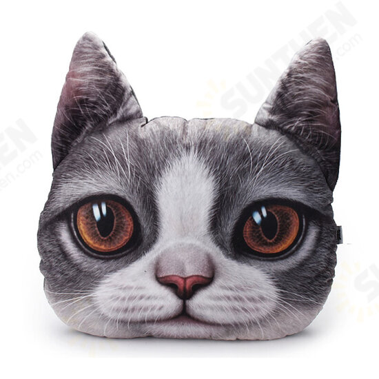 Plush Creative 3D Dog Cat Throw Pillows Meow Star Sofa Bed Cushion