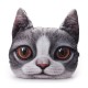 Plush Creative 3D Dog Cat Throw Pillows Meow Star Sofa Bed Cushion