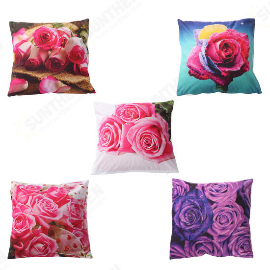 Polyester Throw Pillow Cover Cushion Seat Sofa Case Home Bedroom Decorations