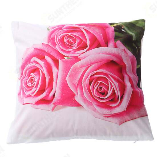 Polyester Throw Pillow Cover Cushion Seat Sofa Case Home Bedroom Decorations