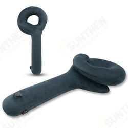 Q Shape Inflatable Decompression Support Headrest Portable Pillow Neck Head Chin Memory Cushion Q Shape Inflatable Decompression Support Headrest Portable Pillow Neck Head Chin Memory Cushion