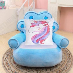 Rainbow Sequins Unicorn Cushion Cover 40x40cm Decorative Mermaid Pillow Case For Sofa Reversible Pi Rainbow Sequins Unicorn Cushion Cover 40x40cm Decorative Mermaid Pillow Case For Sofa Reversible Pi