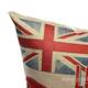 Retro British Style Pillow Case Cotton Linen Home Decoration