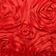 Satin 3D Rose Flower Square Pillow Cases Home Sofa Wedding Decor Cushion Cover