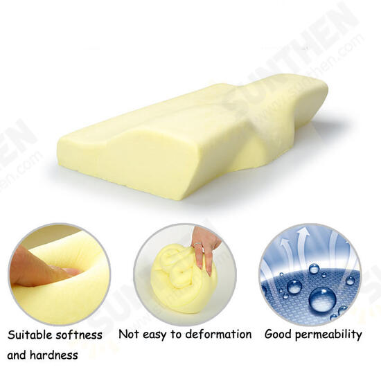 Slow Rebound Butterfly Memory Foam Pillow Head Rest Anit-Snoring Neck Pillow Car Office Home Cushion