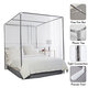 Stainless Steel Bed Mosquito Canopy Nets Bracket Support Frame Post Telescopic