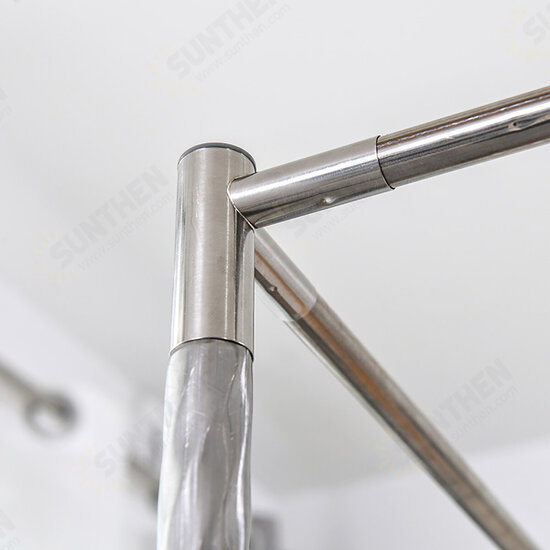 Stainless Steel Bed Mosquito Canopy Nets Bracket Support Frame Post Telescopic