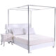 Stainless Steel Bed Mosquito Canopy Nets Bracket Support Frame Post Telescopic