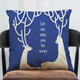 Super Soft Plush Modern minimalist Style Deer Nordic Cotton Pillowcase For Home Sofa Decration