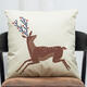 Super Soft Plush Modern minimalist Style Deer Nordic Cotton Pillowcase For Home Sofa Decration