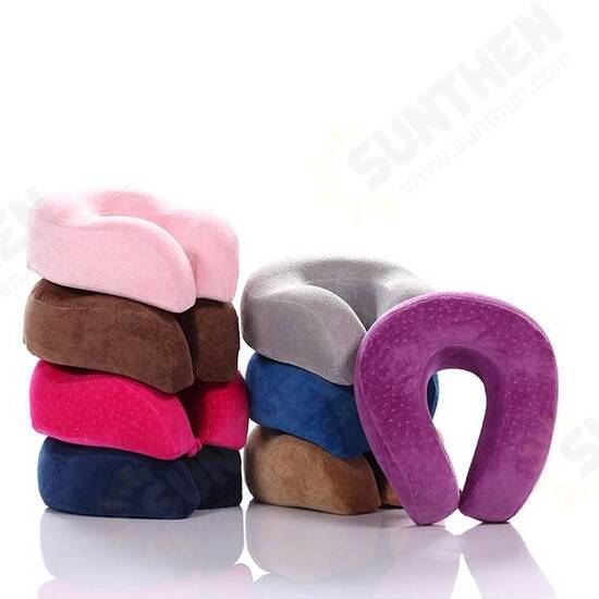 U Shape Slow Rebound Memory Foam Pillow Neck Protect Head Rest Travel Soft Cushion U Shape Slow Rebound Memory Foam Pillow Neck Protect Head Rest Travel Soft Cushion