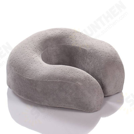 U Shape Slow Rebound Memory Foam Pillow Neck Protect Head Rest Travel Soft Cushion U Shape Slow Rebound Memory Foam Pillow Neck Protect Head Rest Travel Soft Cushion