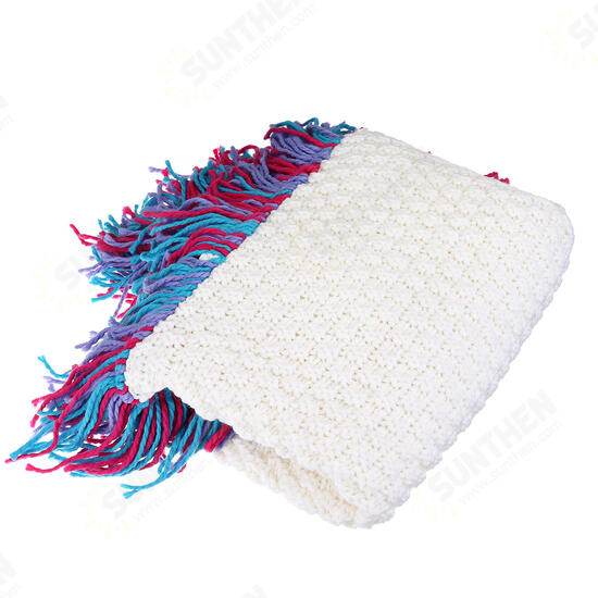 Unicorn Hat Girls Kid Cute Knitted Blankets Winter Warm Cap Hooded Birthday Gifts