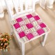 Vintage Country Lace Bread Pastoral Style Printing Flower Cotton Seat Cushion Sit Pad Mat Pillows