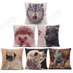 Vivid 3D Animal Short Plush Throw Pillow Case Home Sofa Car Cushion Cover Vivid 3D Animal Short Plush Throw Pillow Case Home Sofa Car Cushion Cover