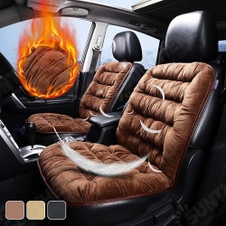 Warm Car Seat Cover Universal Winter Plush Cushion Faux Fur Material For Car Seat Protector Mat Car Interior Accessories Warm Car Seat Cover Universal Winter Plush Cushion Faux Fur Material For Car Seat Protector Mat Car Interior Accessories