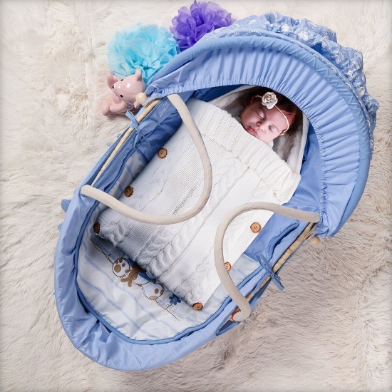 Winter Warm Infant Baby Sleeping Bag Button Knit Swaddle Swaddling Stroller Wrap Toddler Blanket Baby Sleeping Bag