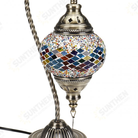 110-240V Retro Turkish Moroccan Romantic Handmade Table Lamp Home Bar Fixture Decor E27