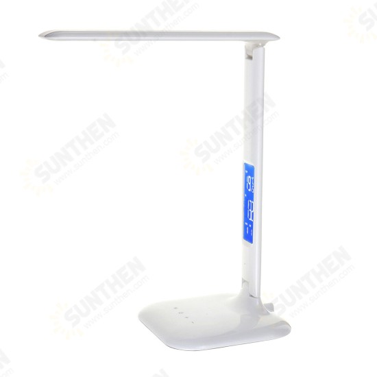 14 LED Desk Lamp USB Port Folding Reading Lamp Dimmer Touch Control Light