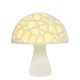 18cm 3D Mushroom Night Light Touch Control 2 Colors USB Rechargeable Table Lamp for Home Decoration