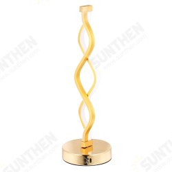 24W Modern Spiral Twist Wave Design LED Table Light Desk Reading Lamp 24W Modern Spiral Twist Wave Design LED Table Light Desk Reading Lamp