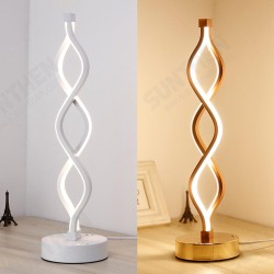 24W Modern Spiral Twist Wave Design LED Table Light Desk Reading Lamp 24W Modern Spiral Twist Wave Design LED Table Light Desk Reading Lamp
