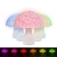 24cm 3D Mushroom Night Light Remote Touch Control 16 Colors USB Rechargeable Table Lamp for Home Decoration