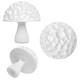 24cm 3D Mushroom Night Light Remote Touch Control 16 Colors USB Rechargeable Table Lamp for Home Decoration