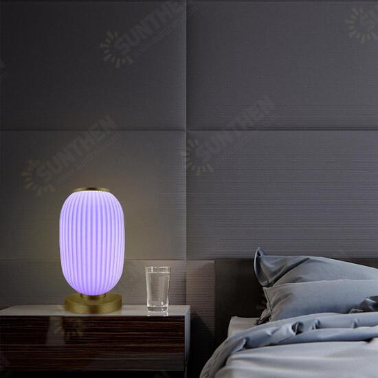 3D Print Smart WiFi Table Lamp Alexa Google Home Colorful LED Bedside Night Light Voice Control APP Control