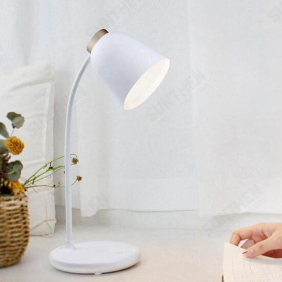 4W Flexible LED Touch Dimming Reading Table Lamp USB Rechargeable Eye Protection Night Light